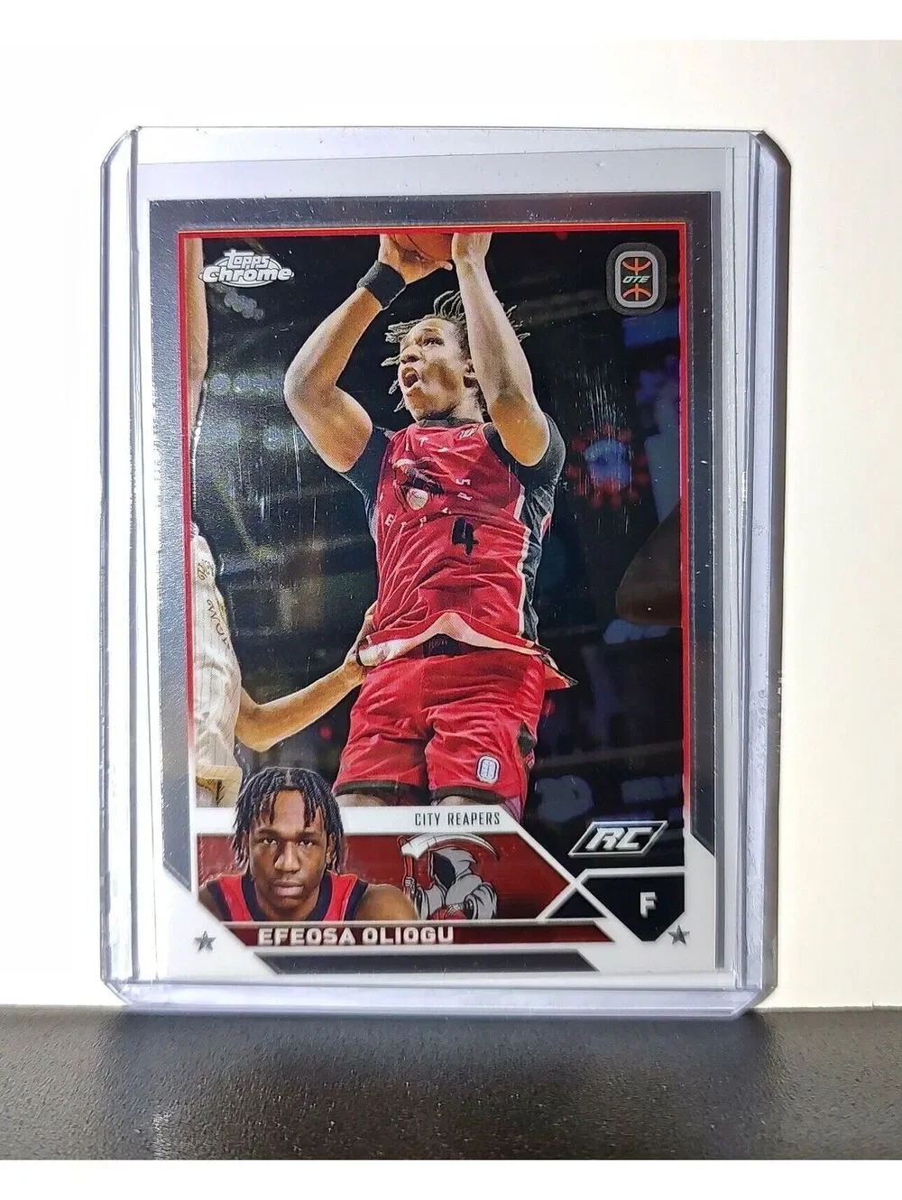 Efeosa Oliogu Rookie Card 2023-24 Topps Chrome Overtime #34 City Reapers